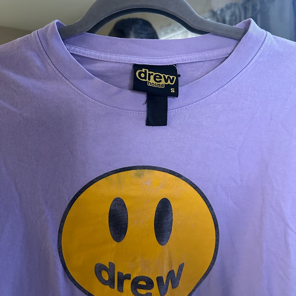 Drew House Lavender Tee with Yellow Smiley